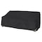 Modern Leisure Black Diamond Patio Loveseat Cover, Waterproof, 82.5 in. L x 38 in. W x 38.25 in. H, Black 3082 - alternate 1